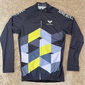 (New) Nine Bull Cycle Jersey Elastic Waist W/ Rear Reflective Pouch Women's LG